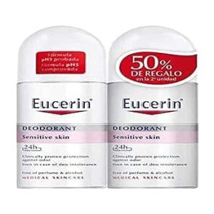 Eucerin Desodorante Duplo Roll-On 50 Ml – Reduce Sudor y Olor