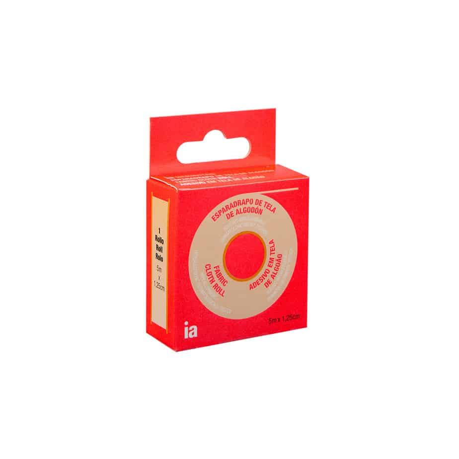 Interapothek Esparadrapo Tela 5 m x 1,25 cm – Máxima Fijación