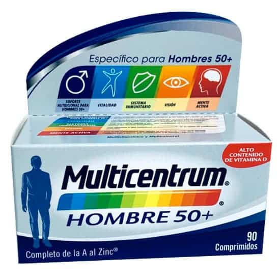 Multicentrum Hombre 50+ 90 Comprimidos