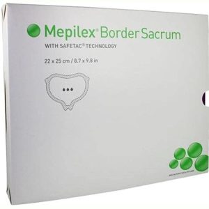 Mepilex Border Sacrum 22x25cm 3 Uds – Tratamiento para Variedad de Heridas