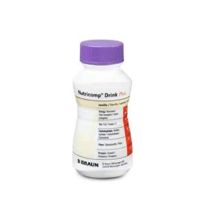Nutricomp Drink Plus Vainilla 24 Botellas 200 ml – Dieta Completa, Hipercalórica y Normoproteica